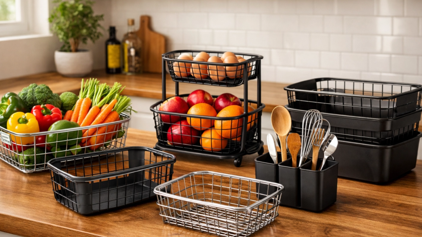 metal kitchen basket BD