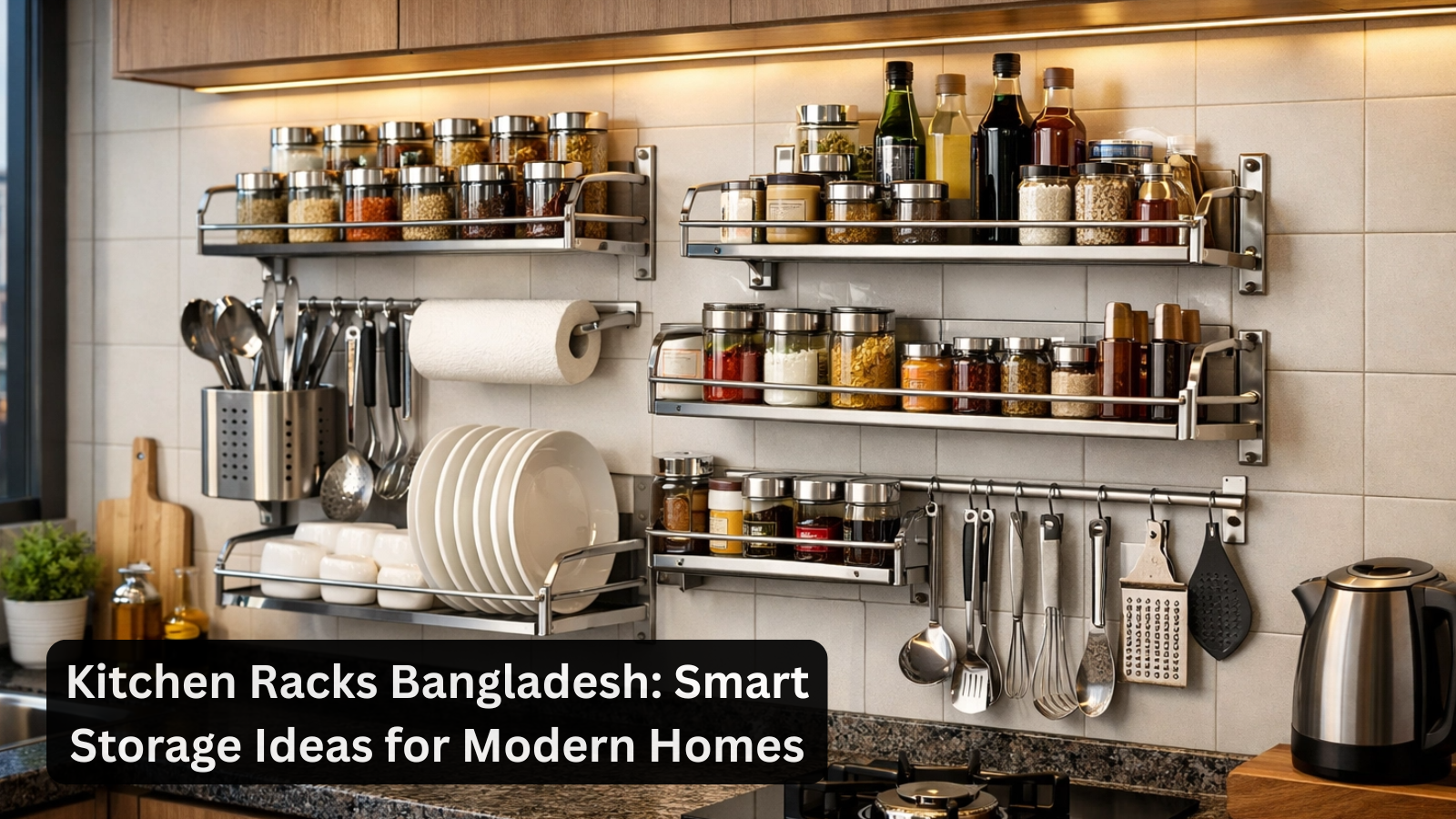 Kitchen Racks in Bangladesh | Smart Storage for Small Kitchens
