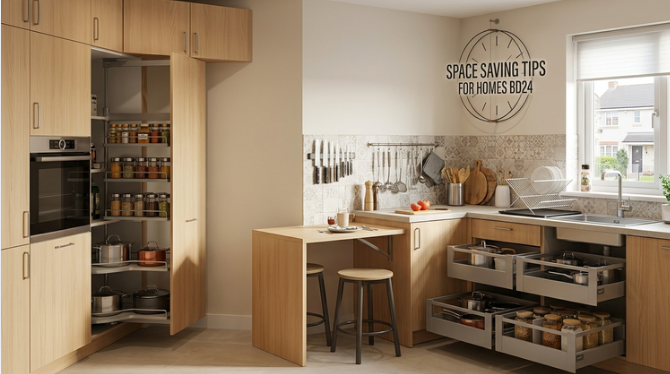 Modern Kitchen Design with Accessories
