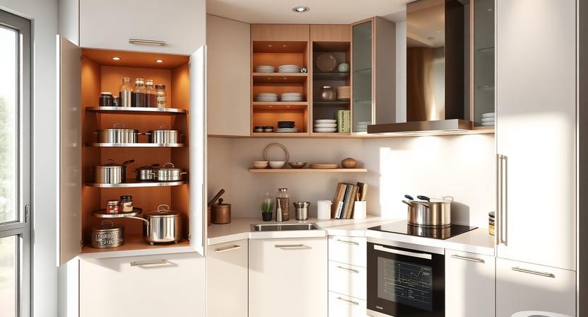 Kitchen corner storage solutions Bangladesh