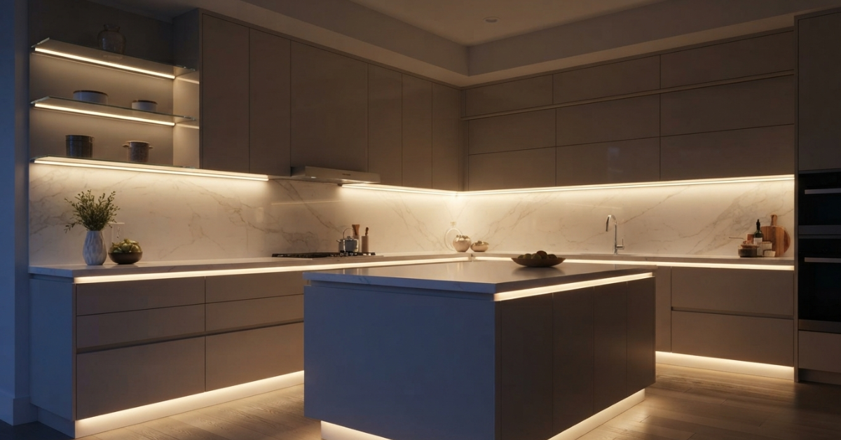 Guide to Kitchen Strip Lights: Ideas & Layouts (2026)