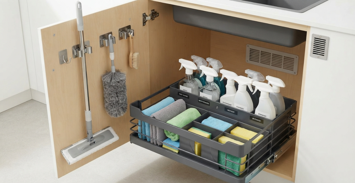 Best Cleaning Tool Organizer for a Neat Home Storage Tips 2 Best Cleaning Tool Organizer for Neat Kitchens (2026 Guide)