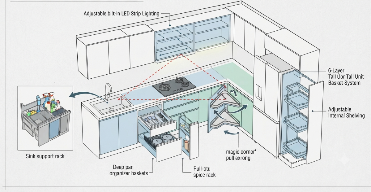 Closet Shelving Organizer Ideas for a Tidy Home in Style 2 closet shelving organizer modular kitchen bd .jpg