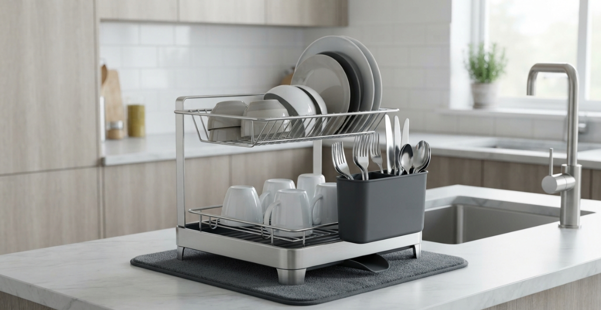 Compact Dish Drainer: Save Space and Dry Dishes Fast Today 1 Compact Dish Drainer: Save Space and Dry Dishes Fast (2026 Guide)