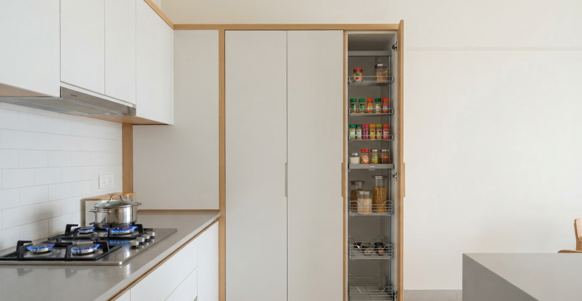 Custom Pantry Cabinets in Bangladesh | Modern Kitchen Design 1 Custom Pantry Cabinets in Bangladesh | Modern Kitchen Design