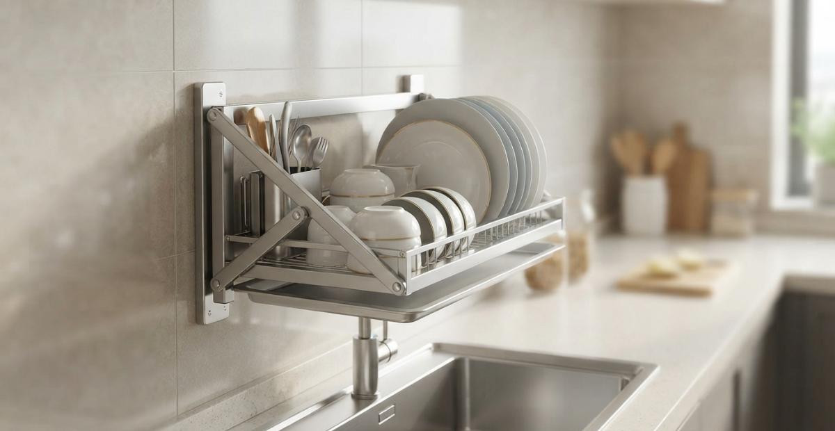 Foldable Kitchen Rack: Save Space and Stay Organized Today 1 Foldable Kitchen Rack: Save Space & Organize Now (2026)