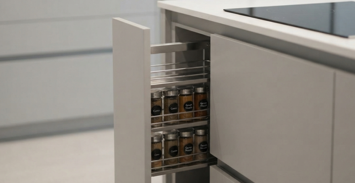 Top Spice Racks for Sale in BD | Kitchen Space Savers 2 minimalist hidden spice pull out rack.jpg