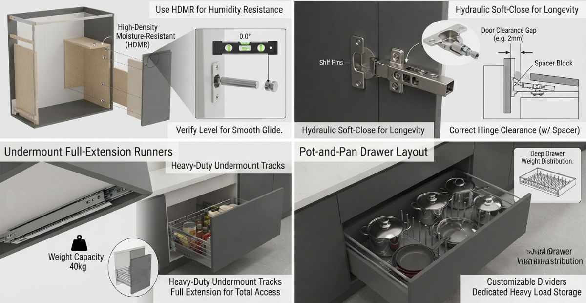 Wine Rack Cabinet Insert: Smart Storage Ideas for Every Home 3 modern handle less kitchen cabinet trends bangladesh.jpg