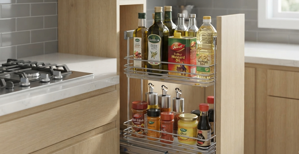 Top Oil Bottle Organizer Ideas for Small Kitchen Spaces 2 oil bottle organizer bd kitchen pull out.jpg