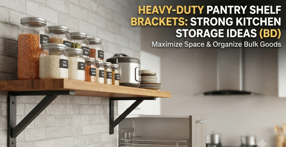 Best Pantry Shelf Brackets: Strong Kitchen Storage Ideas