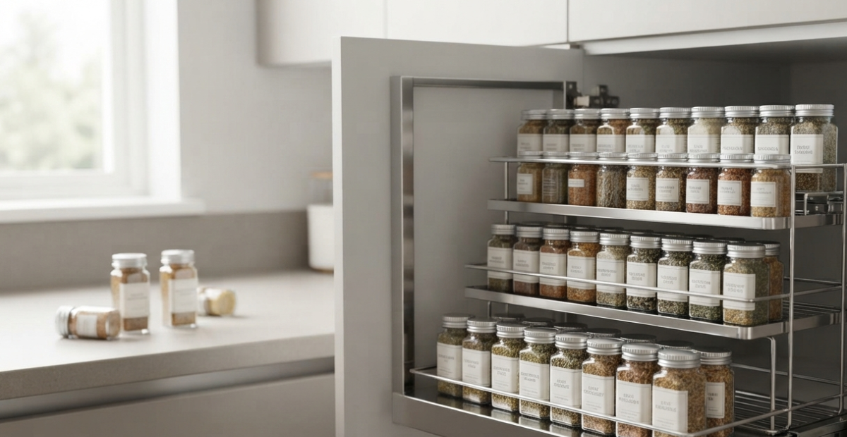 Pull Out Spice Racks for Cupboards: Save Kitchen Space Now 2 pull out spice racks for cupboards kitchen organization thumbnail.jpg 1