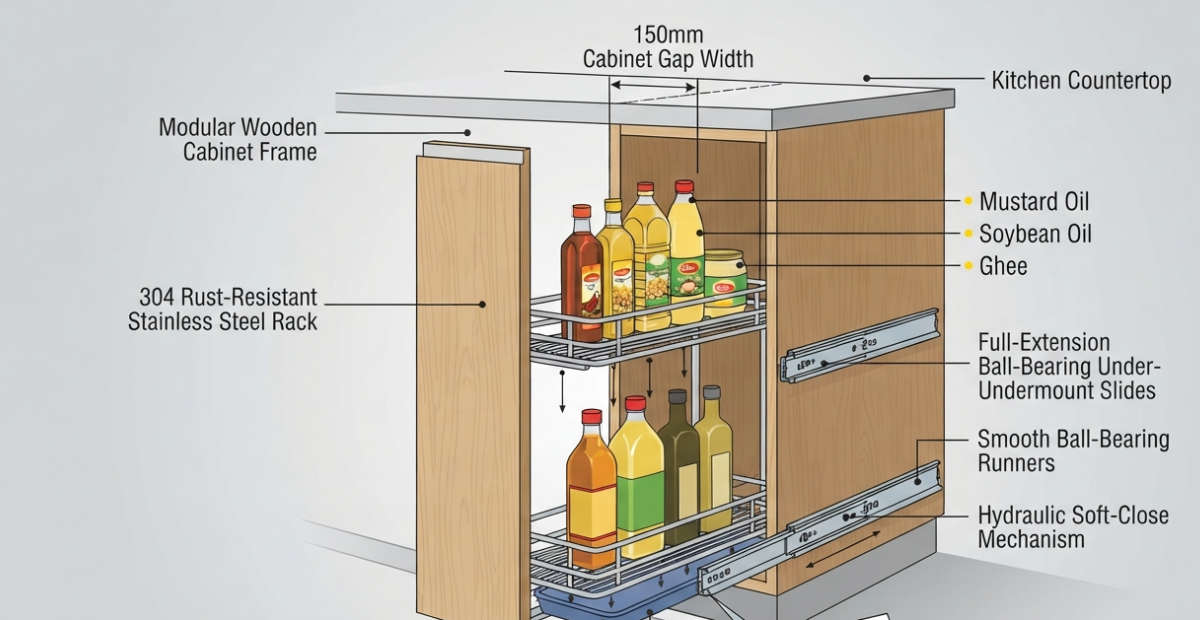Top Oil Bottle Organizer Ideas for Small Kitchen Spaces 3 rust resistant modular hardware dhaka.jpg