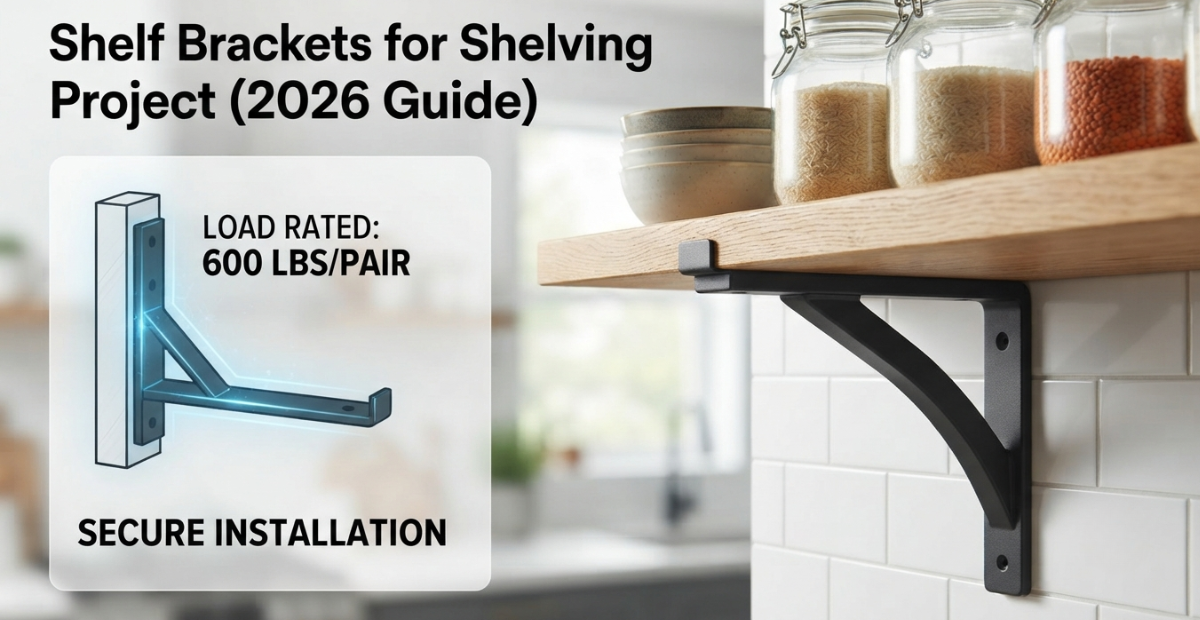 Upgrade your kitchen with durable pantry shelf brackets for strong, space-saving storage and organized pantry shelves.