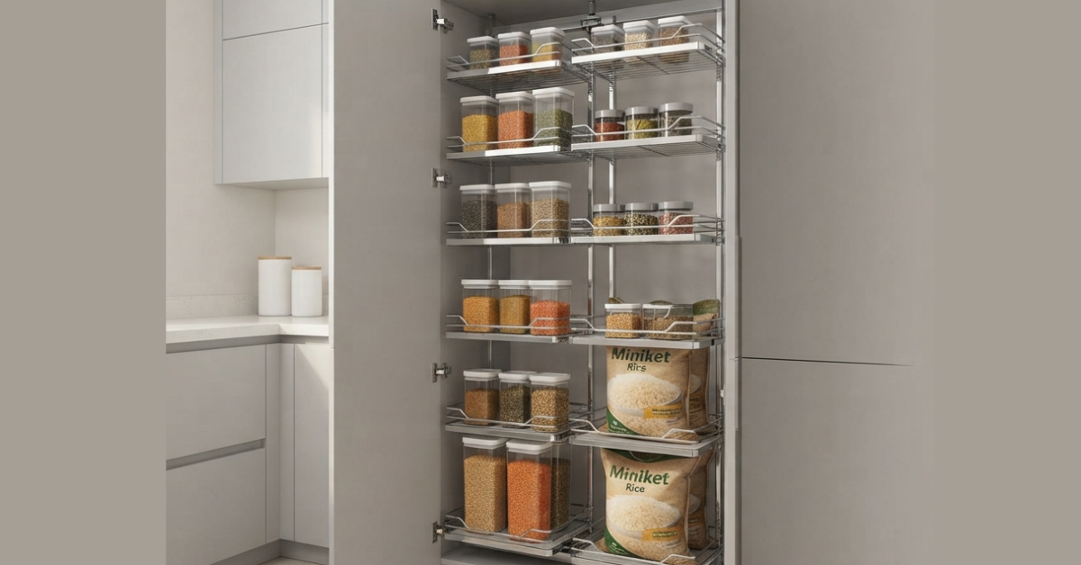 Smart Pantry Cabinet Organizer Storage for Modern Kitchens 1 Smart Pantry Cabinet organizer Storage Ideas for Modern BD Kitchens