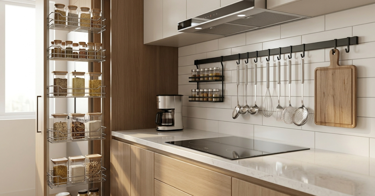 Essential Space Saving Kitchen Accessories in 2026 1 Space Saving Kitchen Accessories in Bangladesh | 2026 Guide