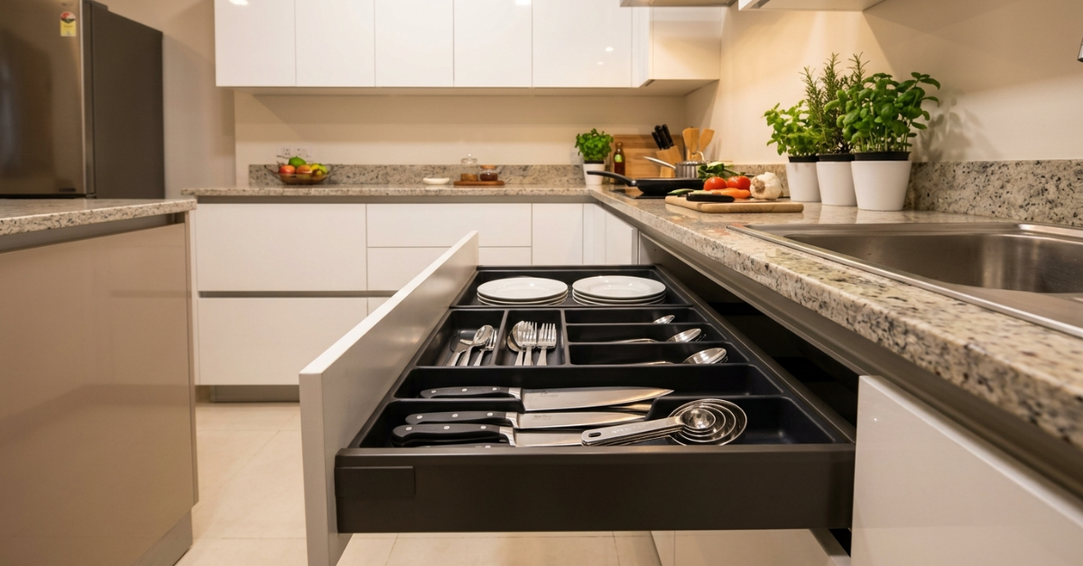 space saving kitchen drawer storage bd