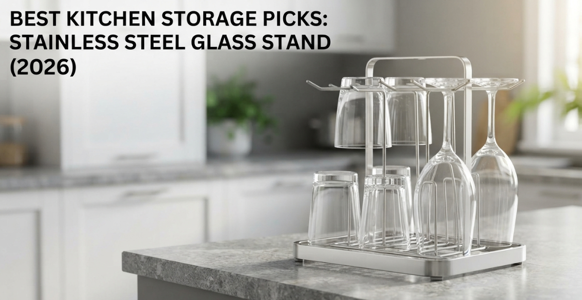Stainless Steel Glass Stand: Best Picks for Every Kitchen 2 stainless steel glass stand 2026 kitchen storage.jpg