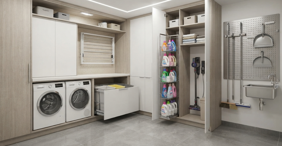 Utility Room Organizer Storage Ideas 1 Utility Room Organizer Ideas for Modern Bangladeshi Homes | 2026 Guide