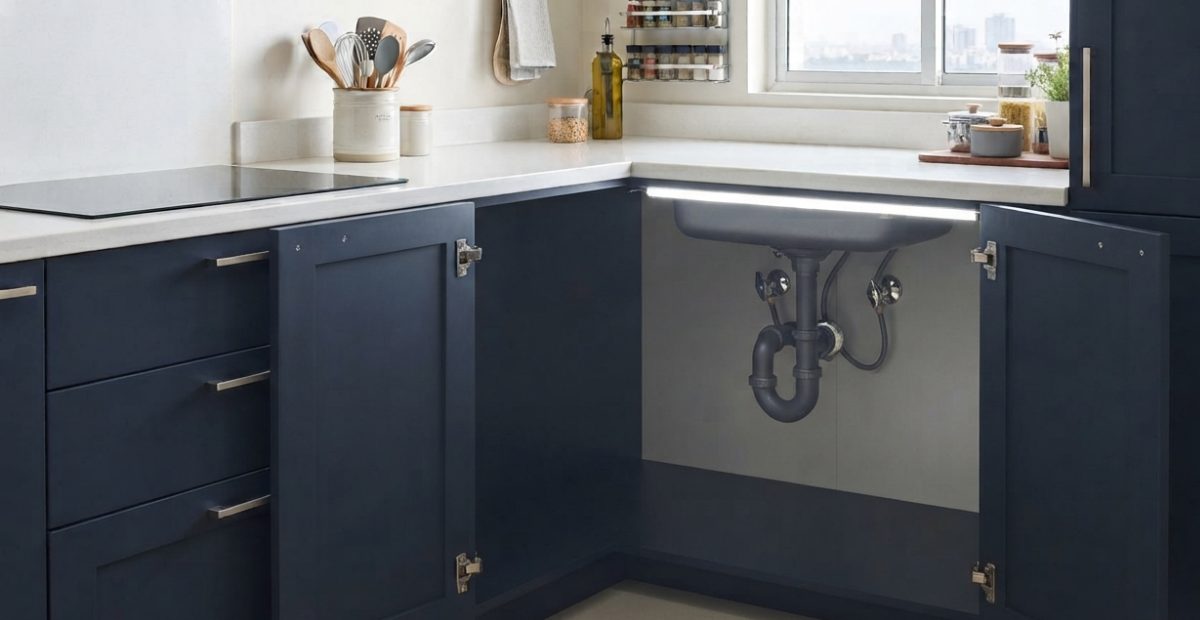 Deep Cabinet Organizer: Maximize Kitchen Storage Space Today 3 water resistant pvc under sink storage bangladesh