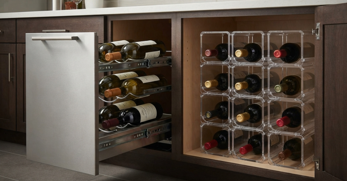 Best Wine Rack Inserts for Kitchen Cabinets Functional Types 2026