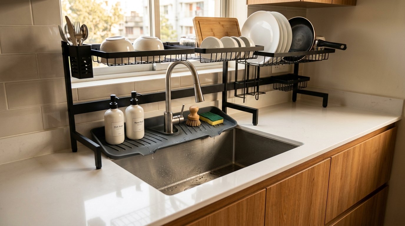 Kitchen Sink Tray Ideas for a Cleaner, Smarter Kitchen Space