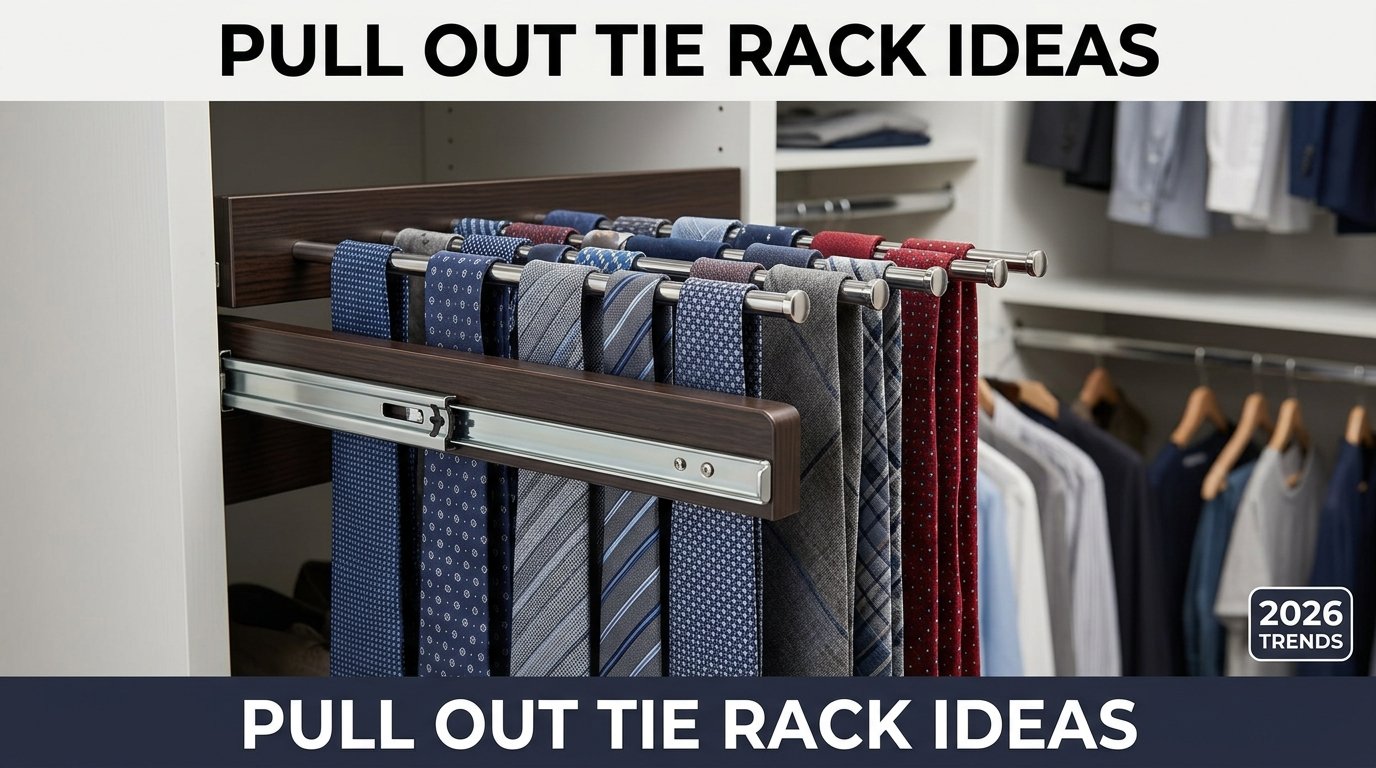 Top Pull Out Tie Rack Ideas for Tidy Wardrobes