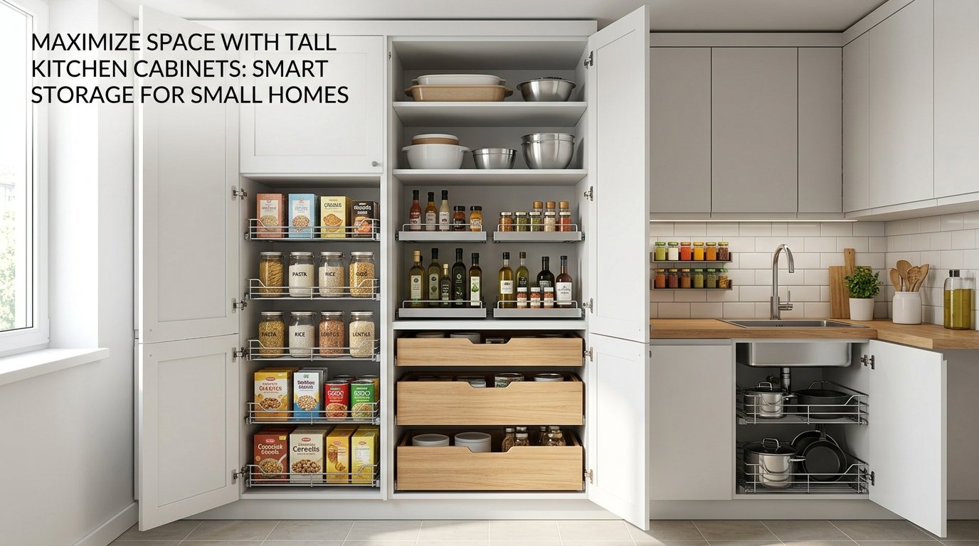 Tall Kitchen Cabinets: Smart Storage Ideas for Small Homes