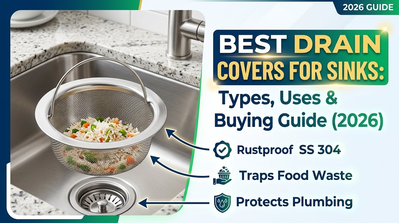 Drain Covers for Sinks: Best Types, Uses & Buying Tips 1 Drain Covers for Sinks: Best Types, Uses & Buying Tips