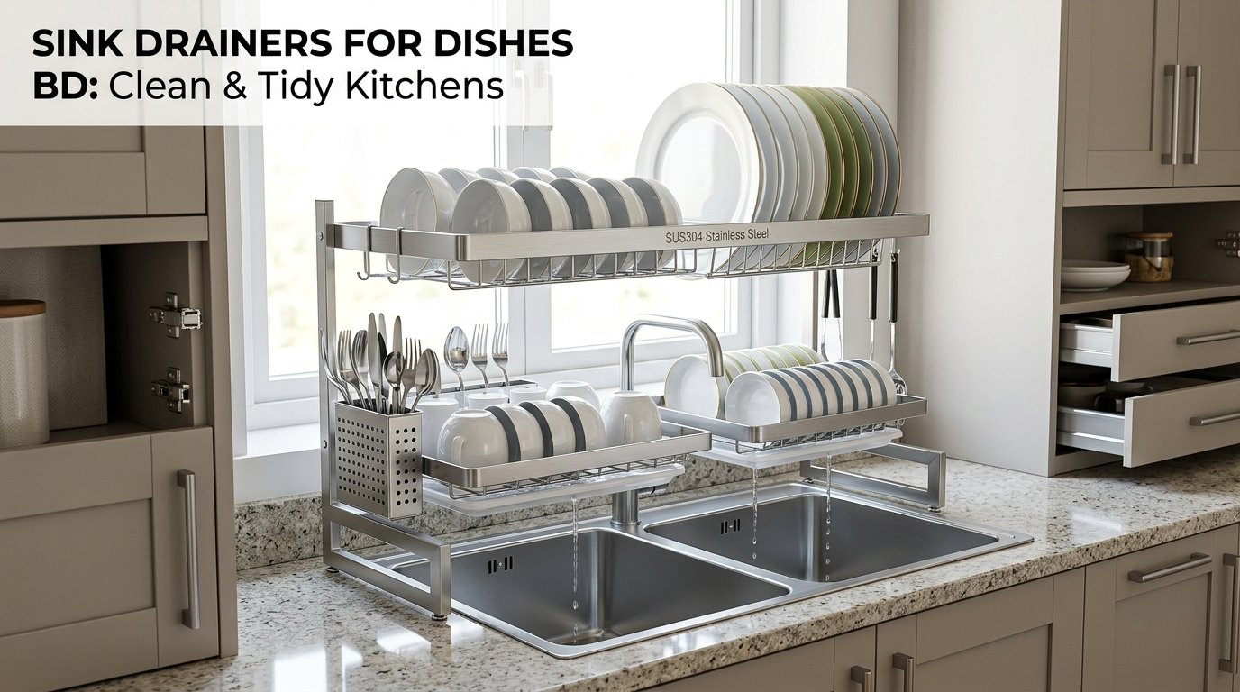 Sink Drainers for Dishes: Keep Your Kitchen Neat and Tidy! 1 Sink Drainers for Dishes: Keep Your Kitchen Neat and Tidy!
