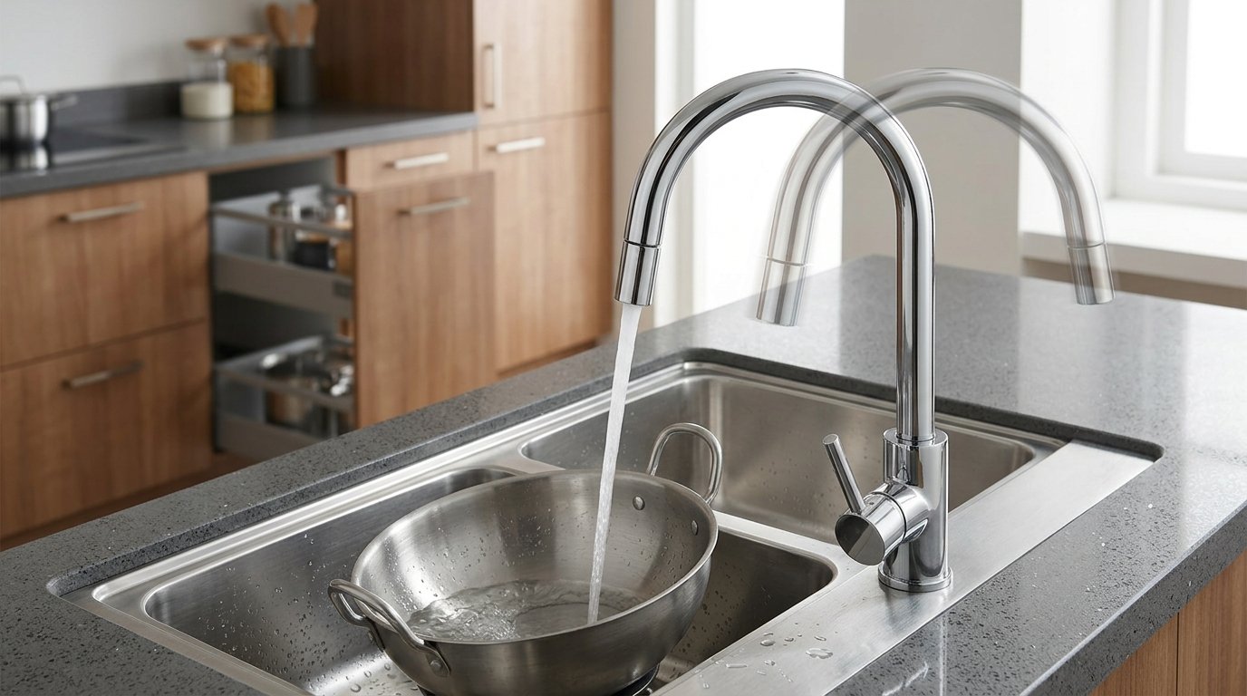 Swivel Spout Kitchen Tap: A Smart Choice for Modern Homes! 1 Swivel Spout Kitchen Tap: A Smart Choice for Modern Homes!