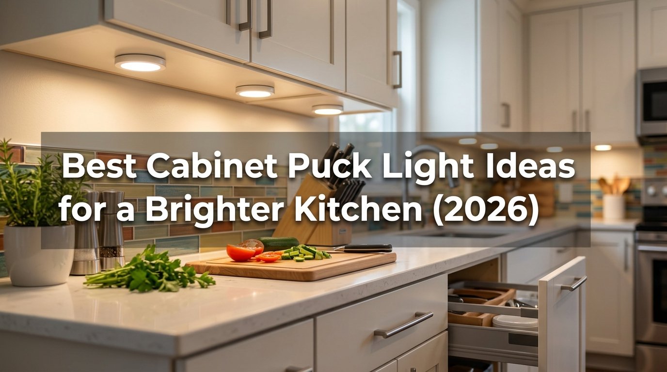 Best Cabinet Puck Light Ideas for a Brighter Kitchen 1 Best Cabinet Puck Light Ideas for a Brighter Kitchen