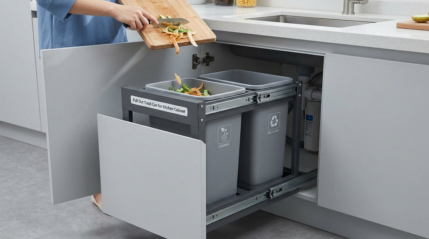 Trash Can for Kitchen Cabinet: Smart Space-Saving Options!