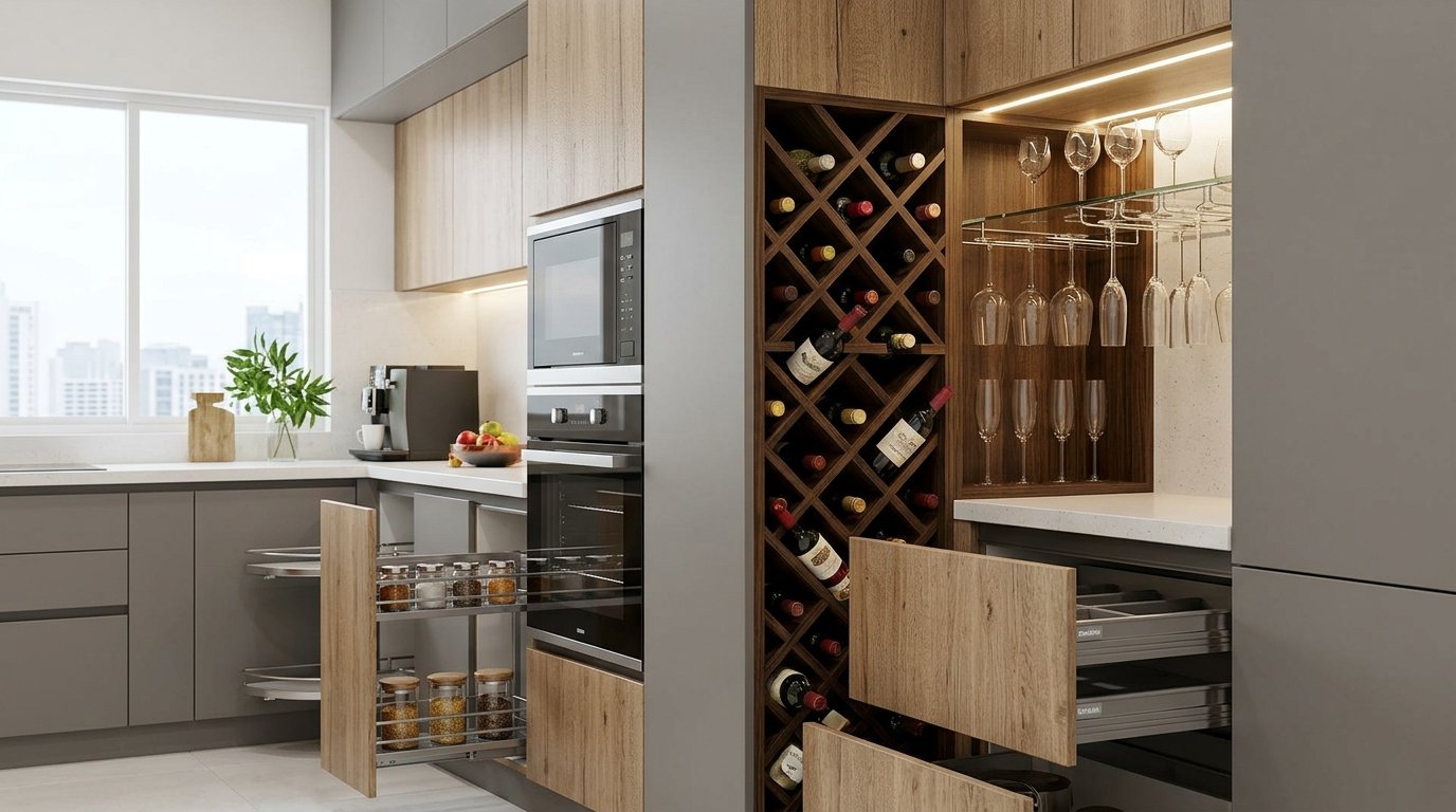 Wine Rack Cabinet Insert Ideas for Stylish Kitchen Storage