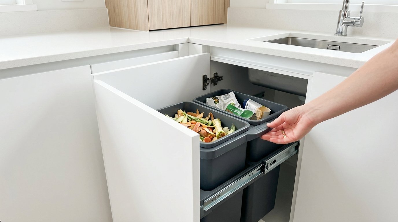 Kitchen Cabinet Dustbin Ideas for a Cleaner, Smarter Home!