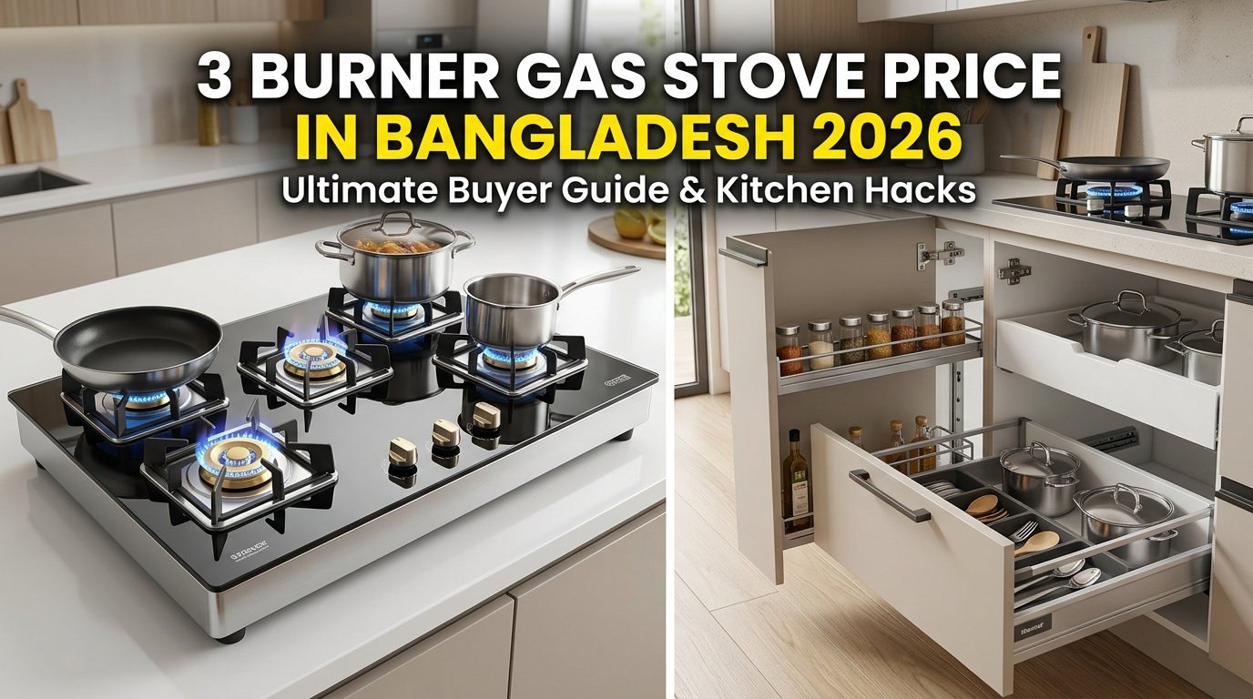 3 Burner Gas Stove Price: Best Buying Guides 1 Discover the latest 3 burner gas stove price in Bangladesh, expert buying tips, and space optimization hacks for modern urban kitchens.
