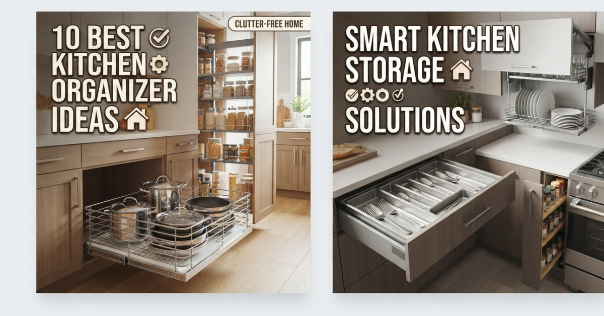 10 Best Kitchen Organizer Ideas for a Clutter-Free Home