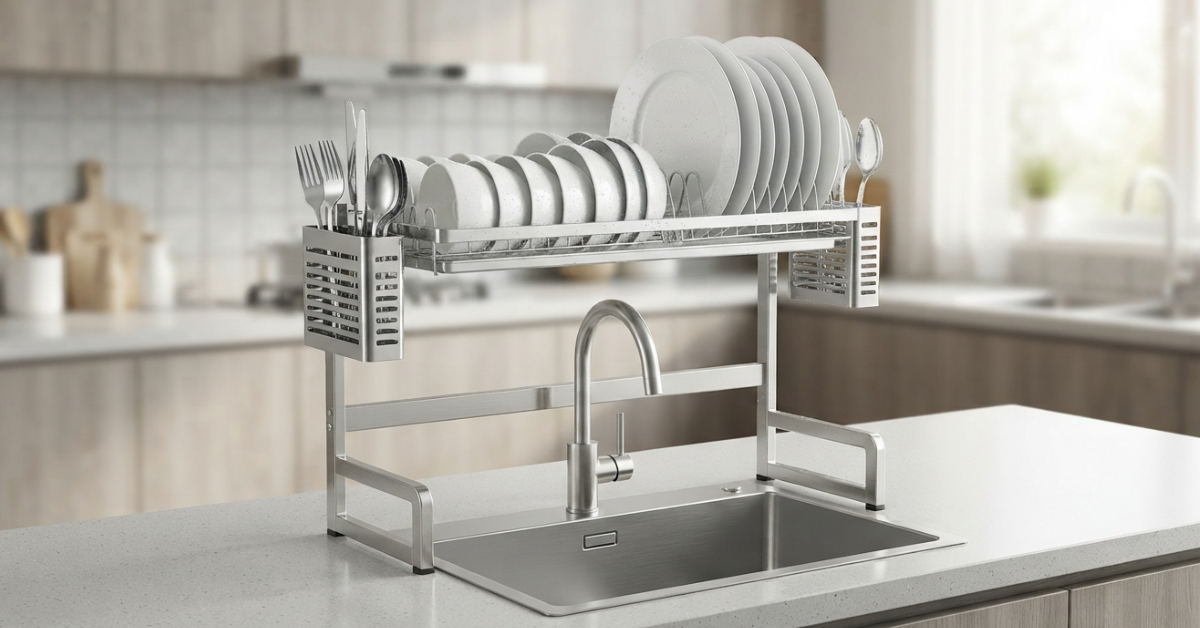 Sink Drain Protector for Clean and Dry Kitchens Fast 2 best stainless steel sink drainer rack bangladesh 2026.jpg