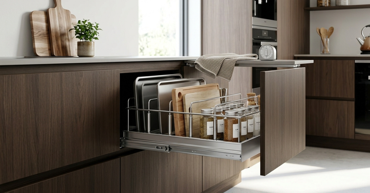 Cabinet Tray Organizer Ideas for a More Organized Kitchen! 8 Cabinet Tray Organizer Ideas for a More Organized Kitchen!