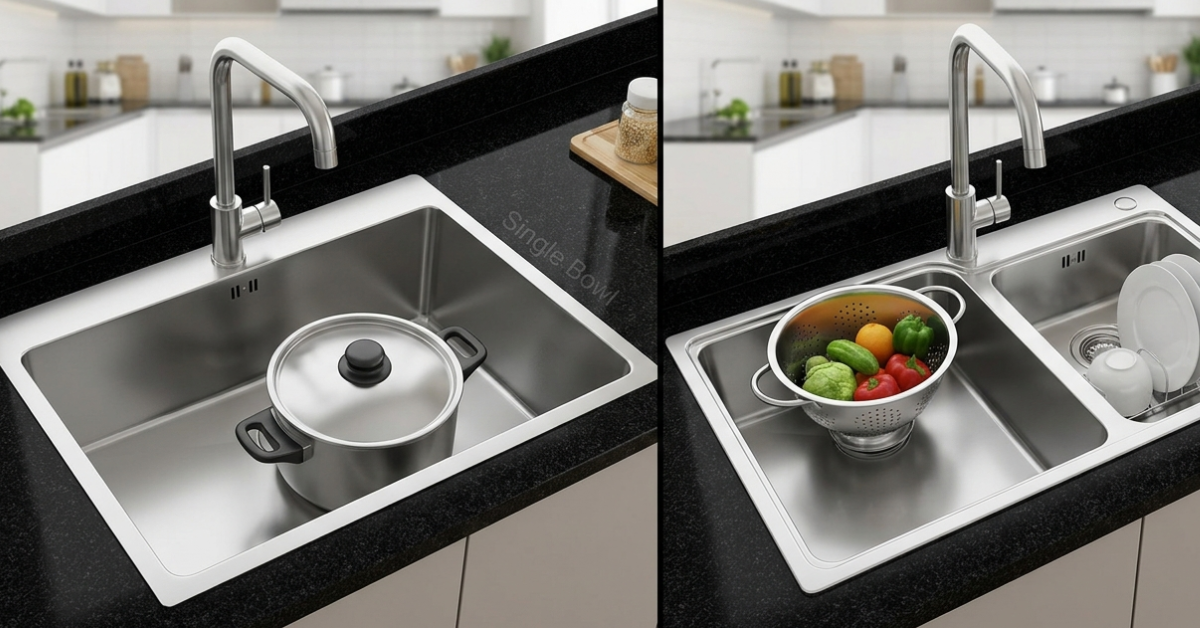Square Kitchen Sink: Best Styles, Sizes & Buying Guide 2 deep basin square kitchen sink .webp Copy