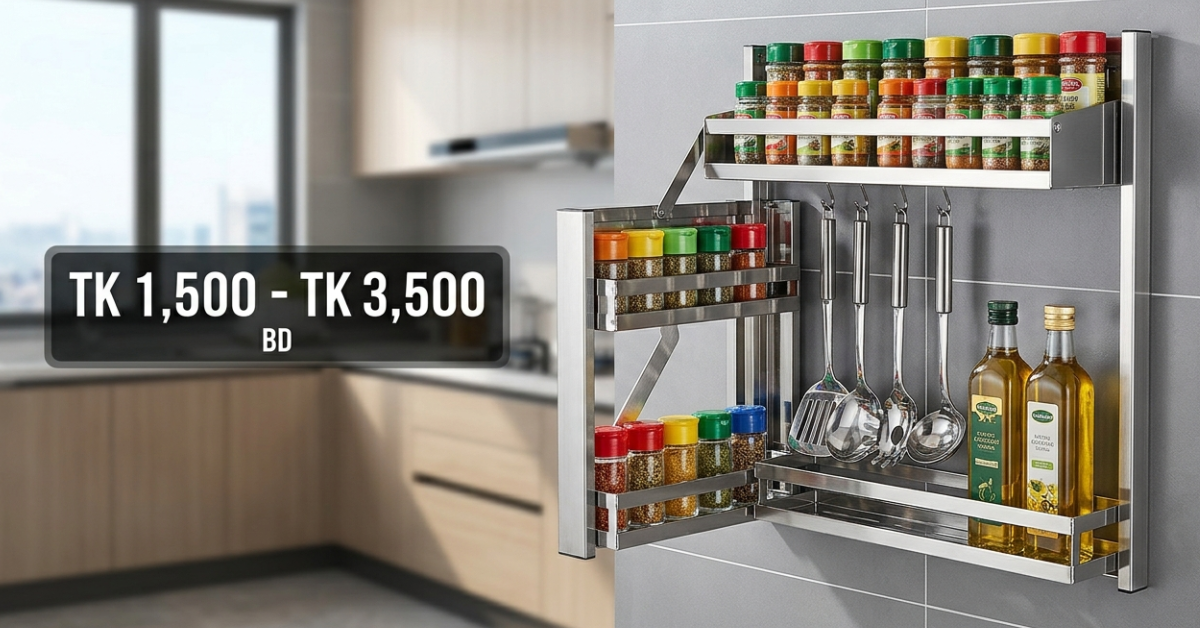 Foldable Kitchen Rack | Space-Saving Storage 1 Foldable Kitchen Rack | Space-Saving Storage