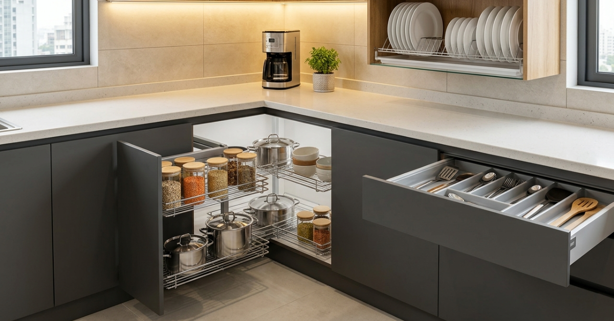Kitchen Cabinet Storage Solutions for More Organized Homes