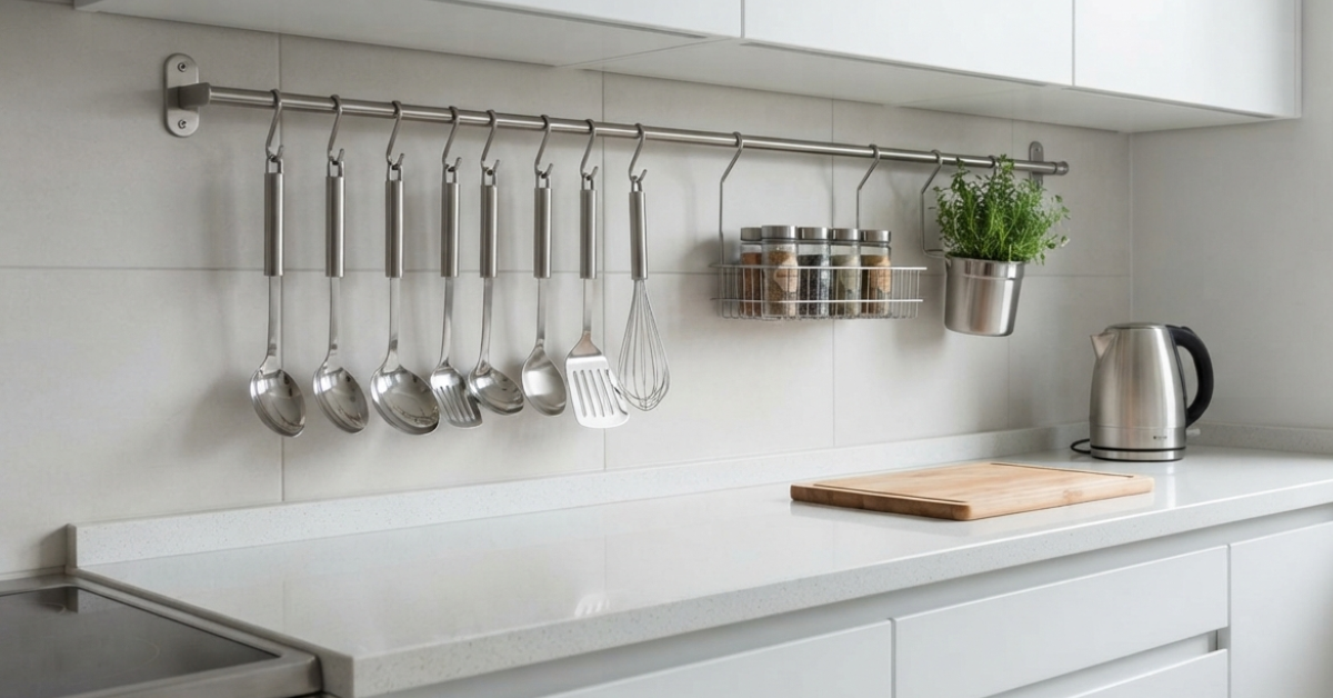 Kitchen Hanging Rod: Smart Storage Ideas for Modern Homes 2 kitchen hanging rod.jpg