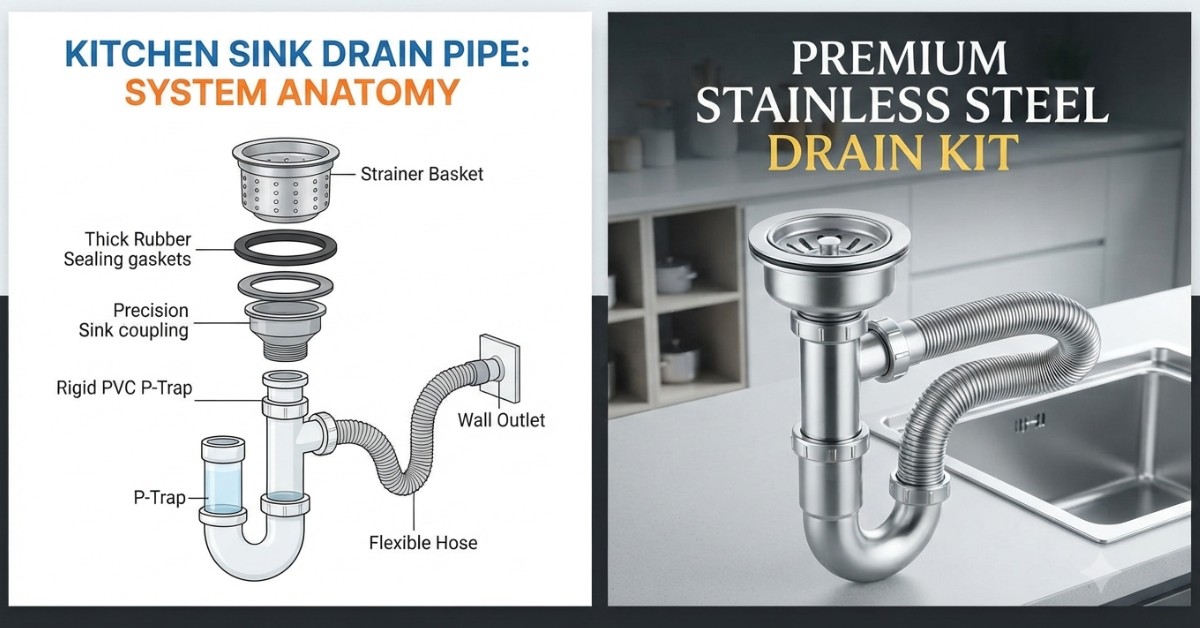 Kitchen Sink Drain Pipe: Choose the Best for Smooth Flow! 1 Kitchen Sink Drain Pipe Solutions & Prices in Bangladesh (2026 Guide)