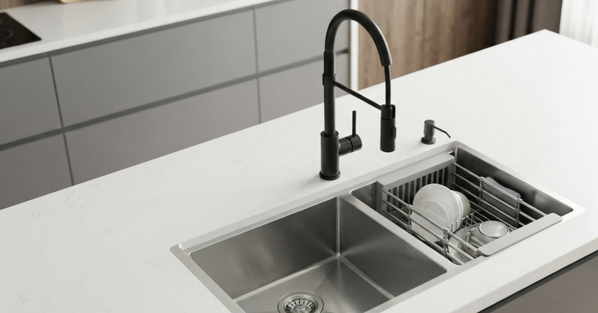 Modern Kitchen Sink Design Ideas for Stylish Home Upgrade 3 Modern Kitchen Sink Design Ideas for Stylish Home Upgrade