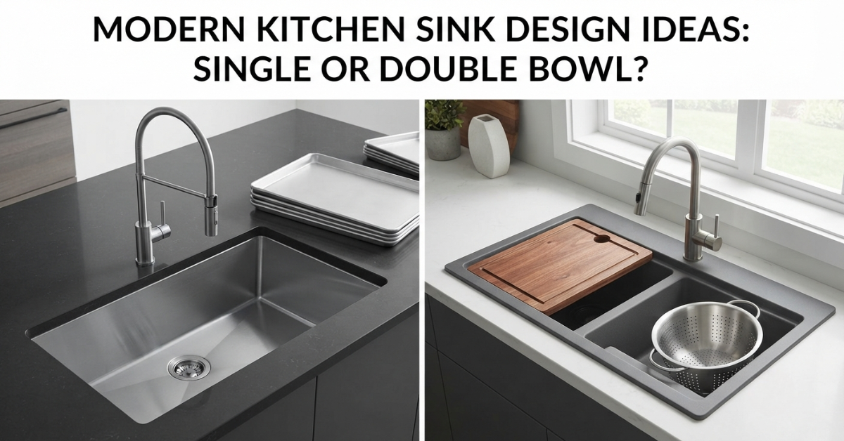 Modern Kitchen Sink Design Ideas & Layouts (2026 Guide)
