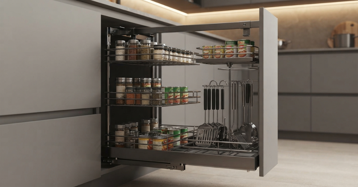How to Install a Hanging Closet Organizer the Right Way 2 modular kitchen storage fully organized.png