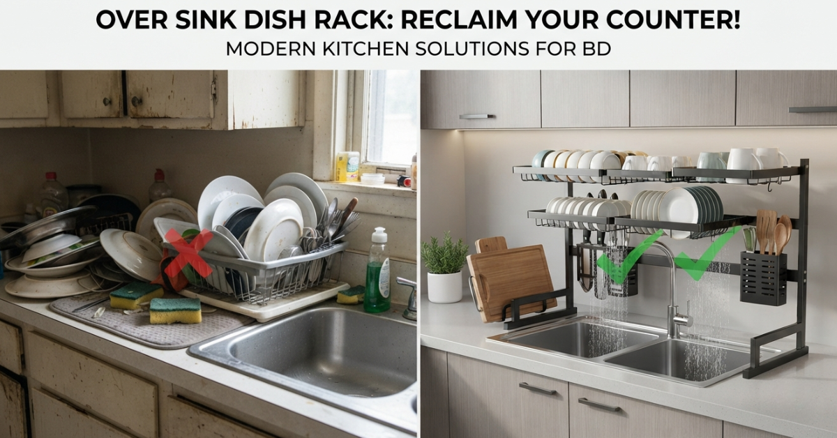 Over Sink Dish Rack: Maximize Kitchen Space with Ease 9 Over Sink Dish Rack: Maximize Kitchen Space in BD (2026)