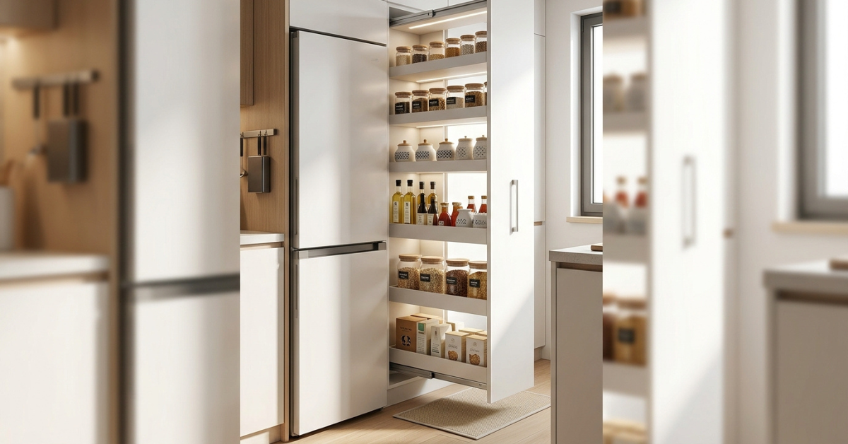 slim kitchen pantry cabinet small space ideas 2026.jpg