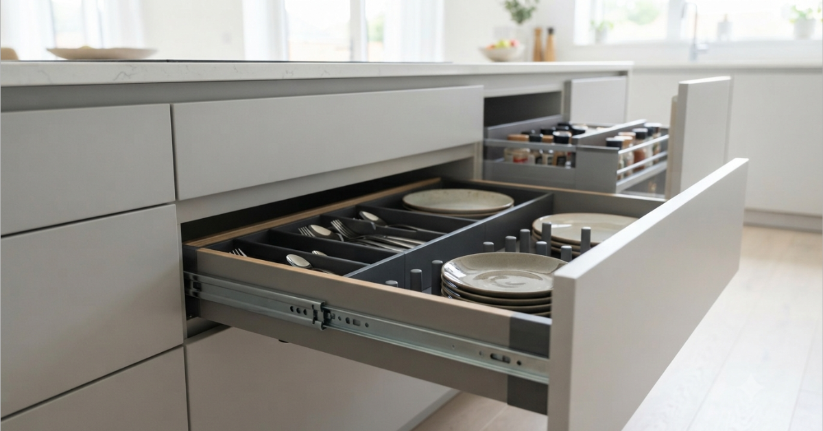 Soft Close Drawers: Benefits for Every Modern Kitchen 4 Complete Guide to Soft Close Drawers & Kitchen Hardware BD