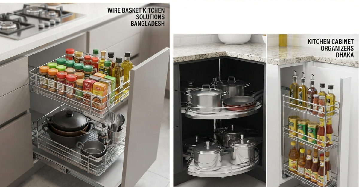 wire basket kitchen solutions bangladesh Cabinet Storage